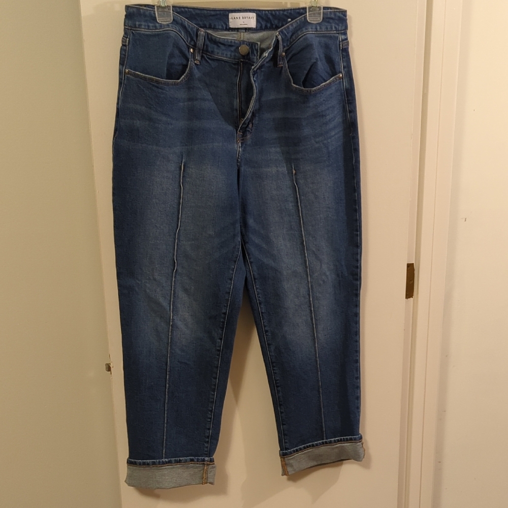 Wide Leg Pintuck Jeans
